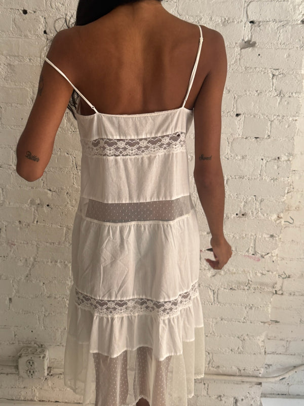 Vintage Lace Bow Dress