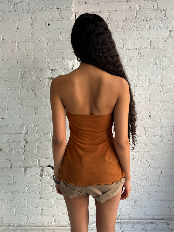 Vintage Strapless Sequin Top