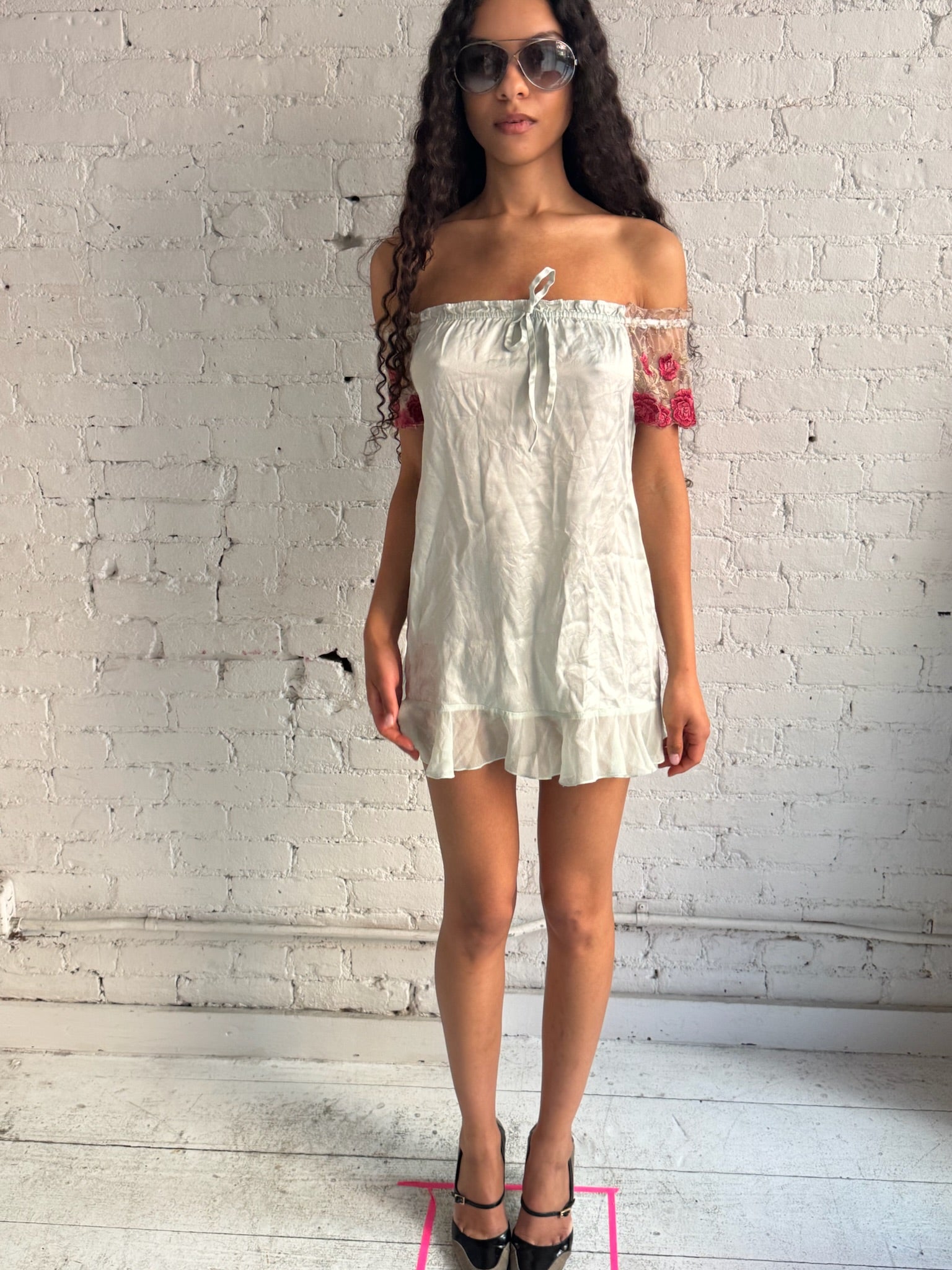 Vintage Silk Babydoll Dress