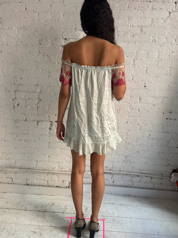Vintage Silk Babydoll Dress