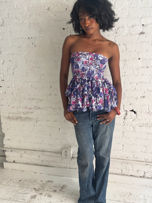 Vintage Strapless Top