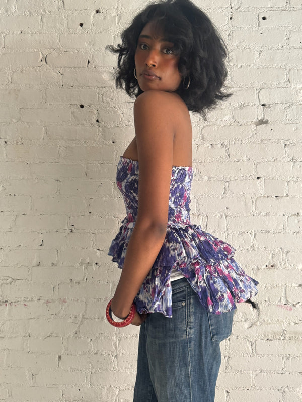 Vintage Strapless Top