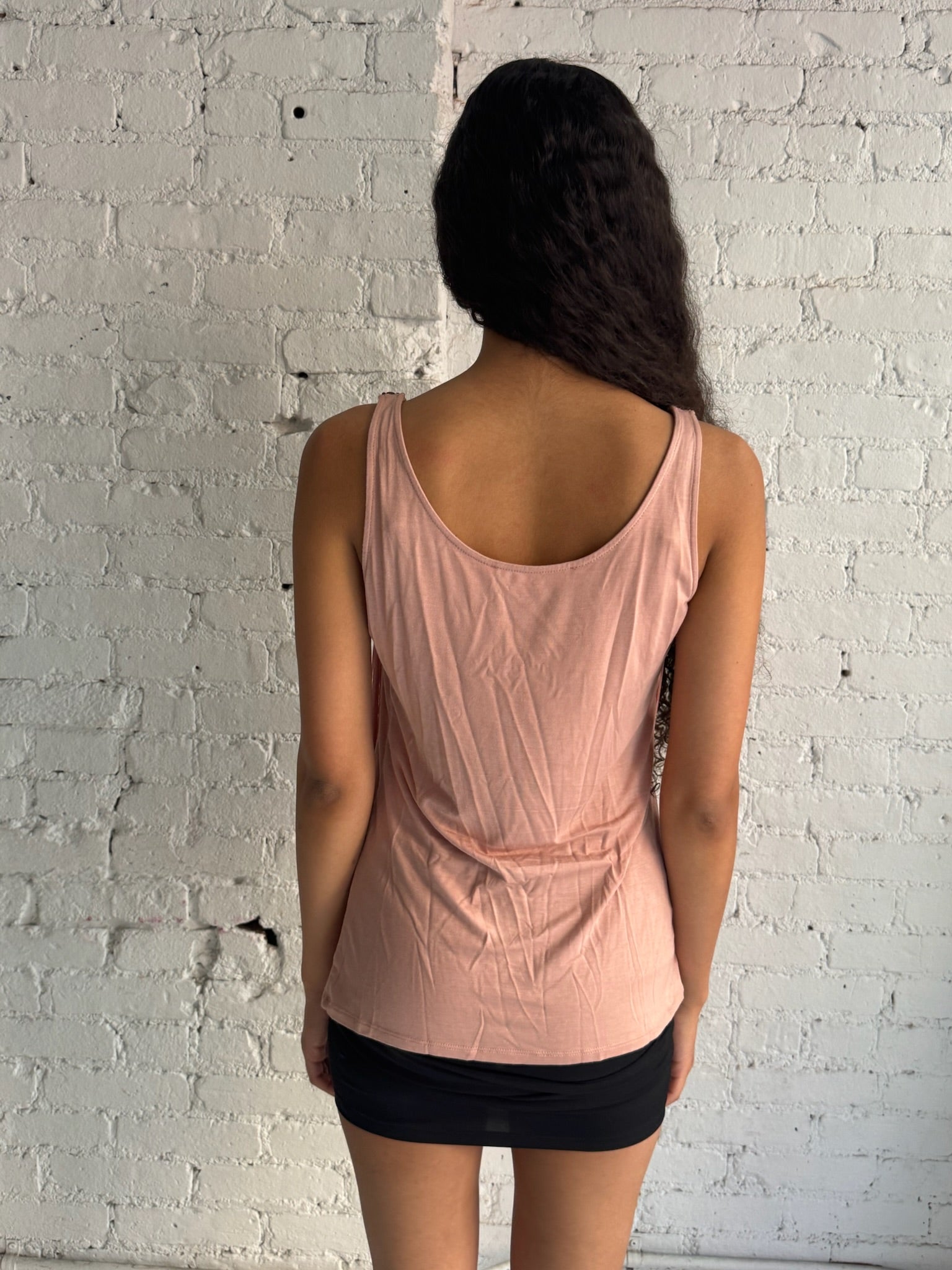 Vintage Mauve Beaded Tank