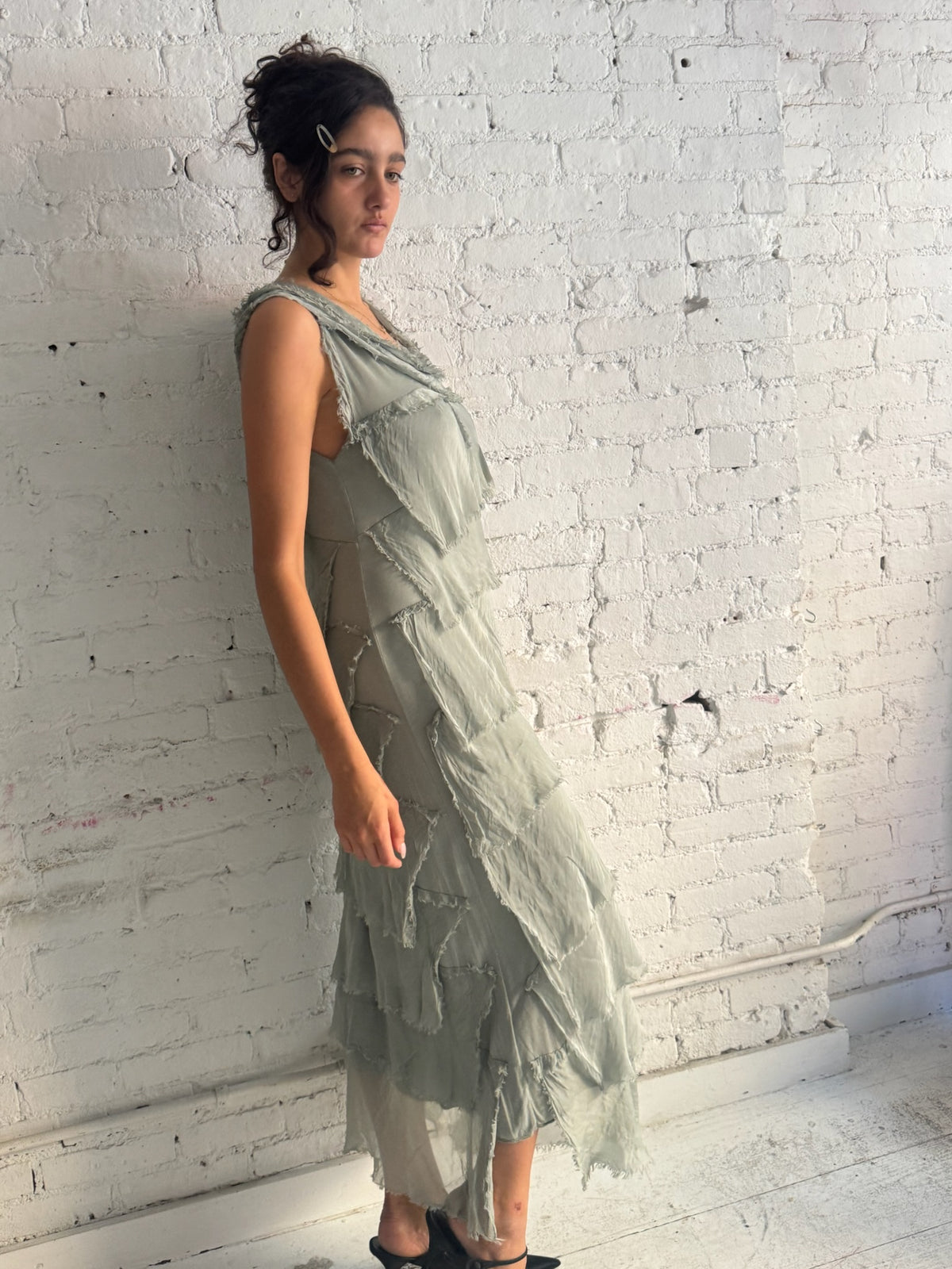 Vintage Ruffle Dress
