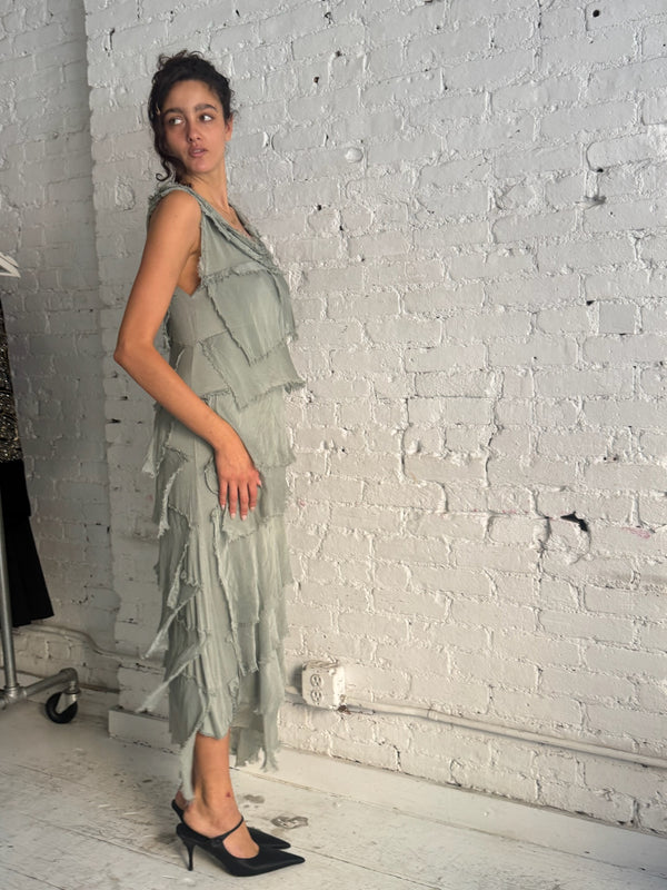 Vintage Ruffle Dress