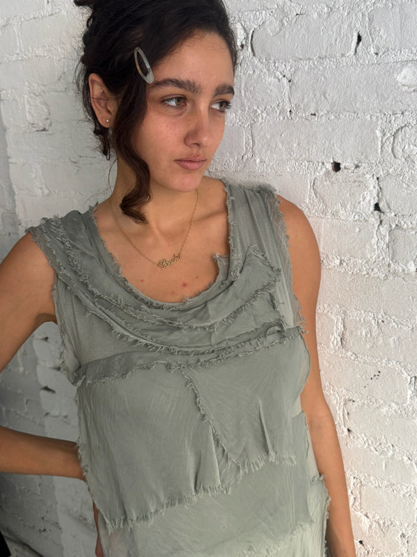 Vintage Ruffle Dress