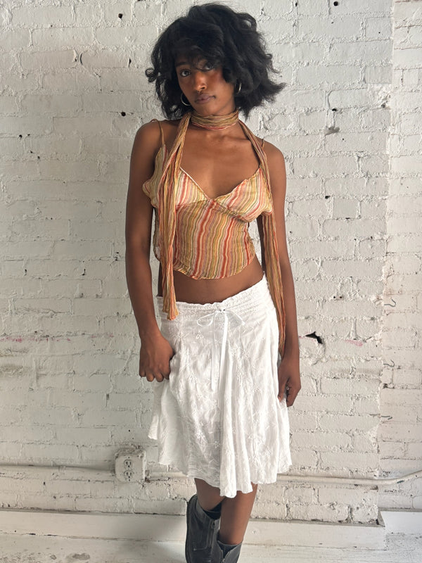 Vintage Scarf Tank