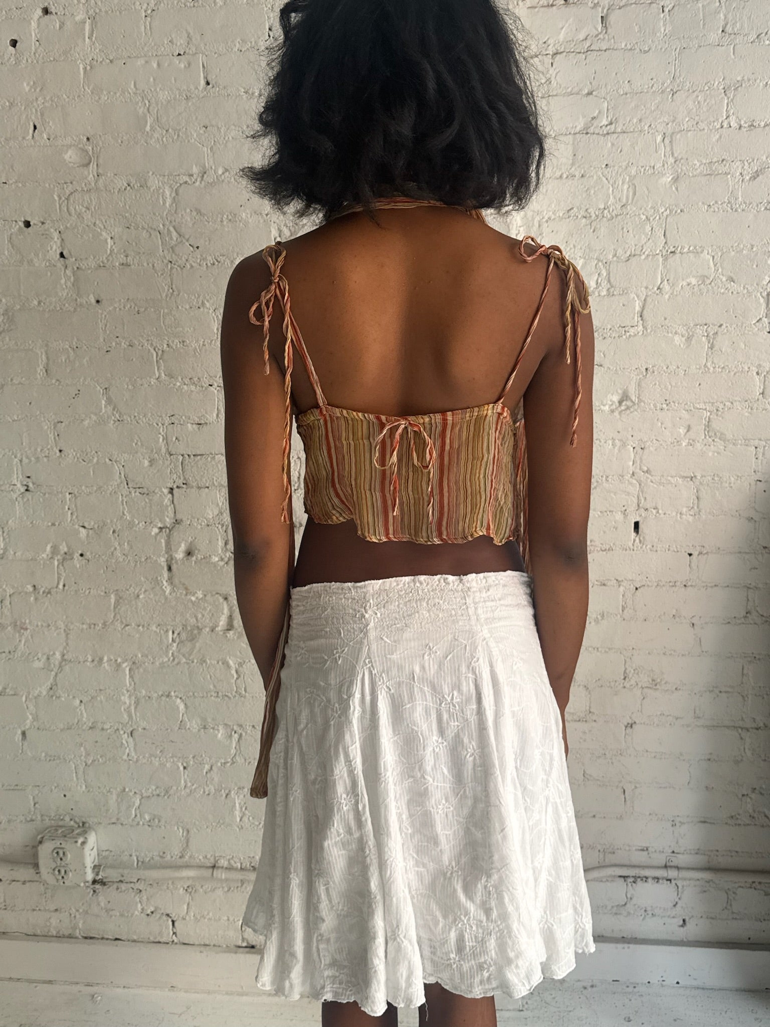 Vintage Scarf Tank