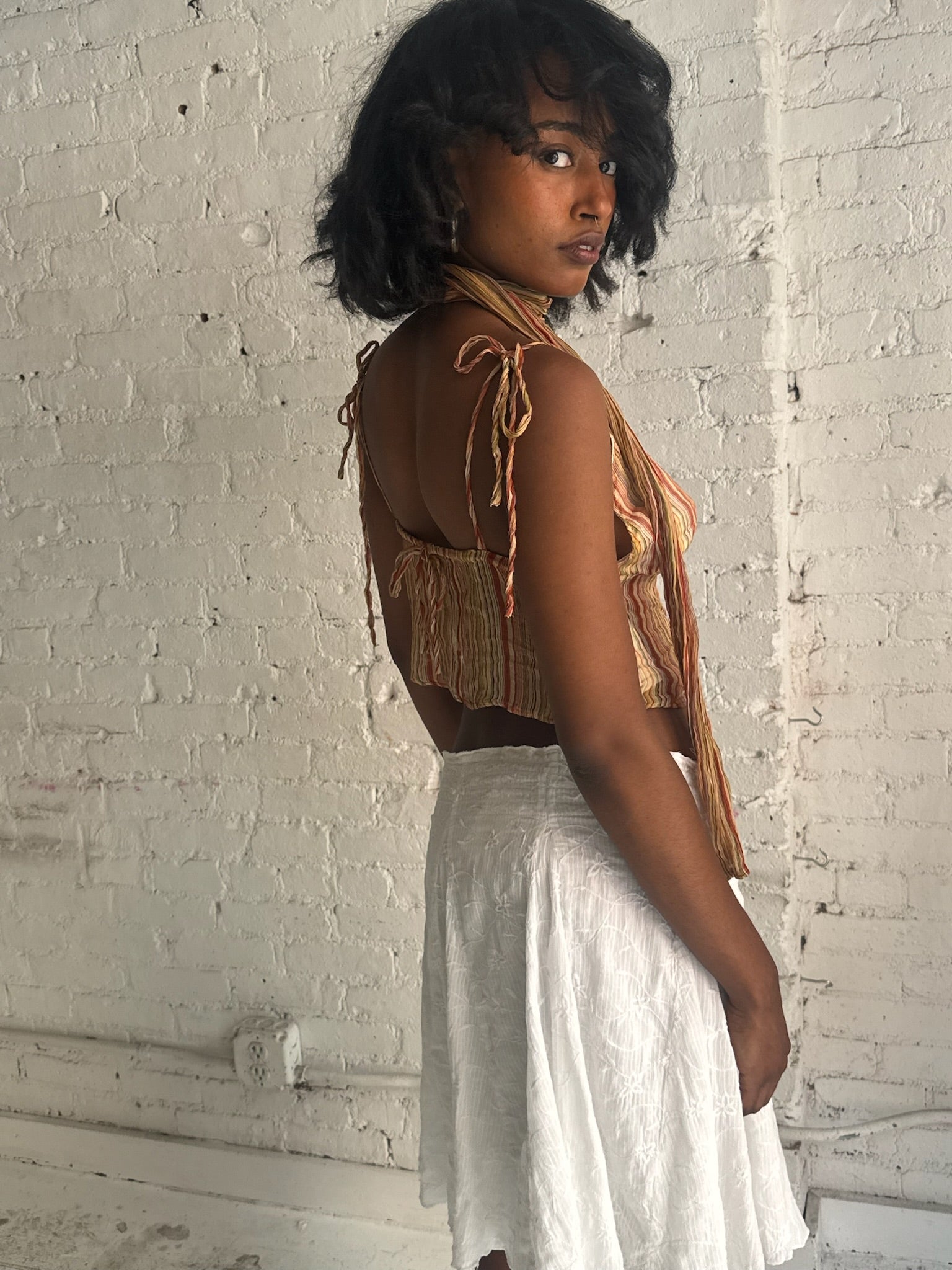 Vintage Scarf Tank
