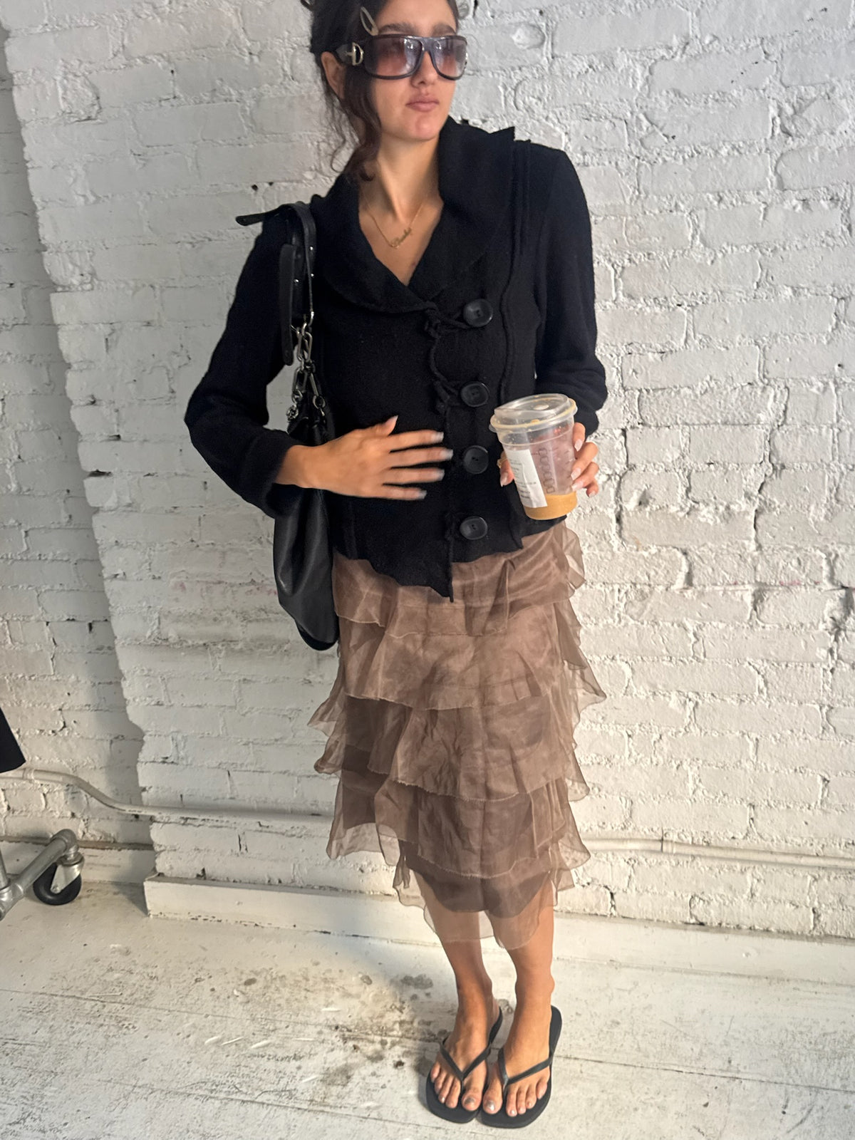 Vintage Ruffle Skirt