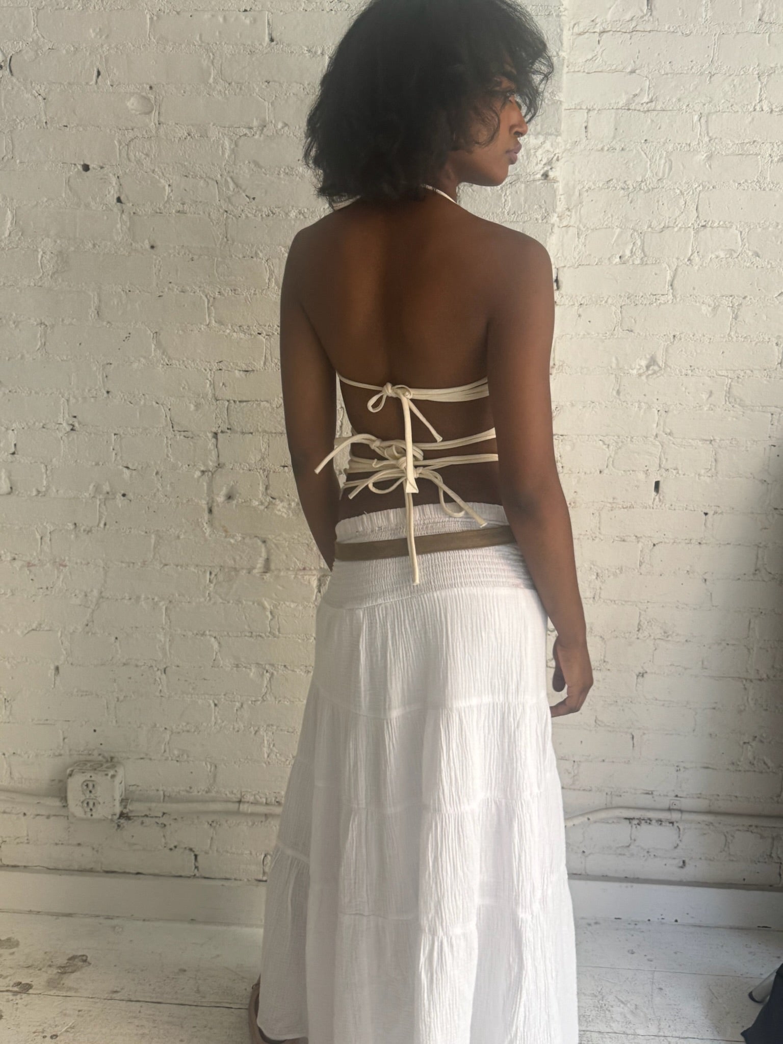 Vintage White Skirt
