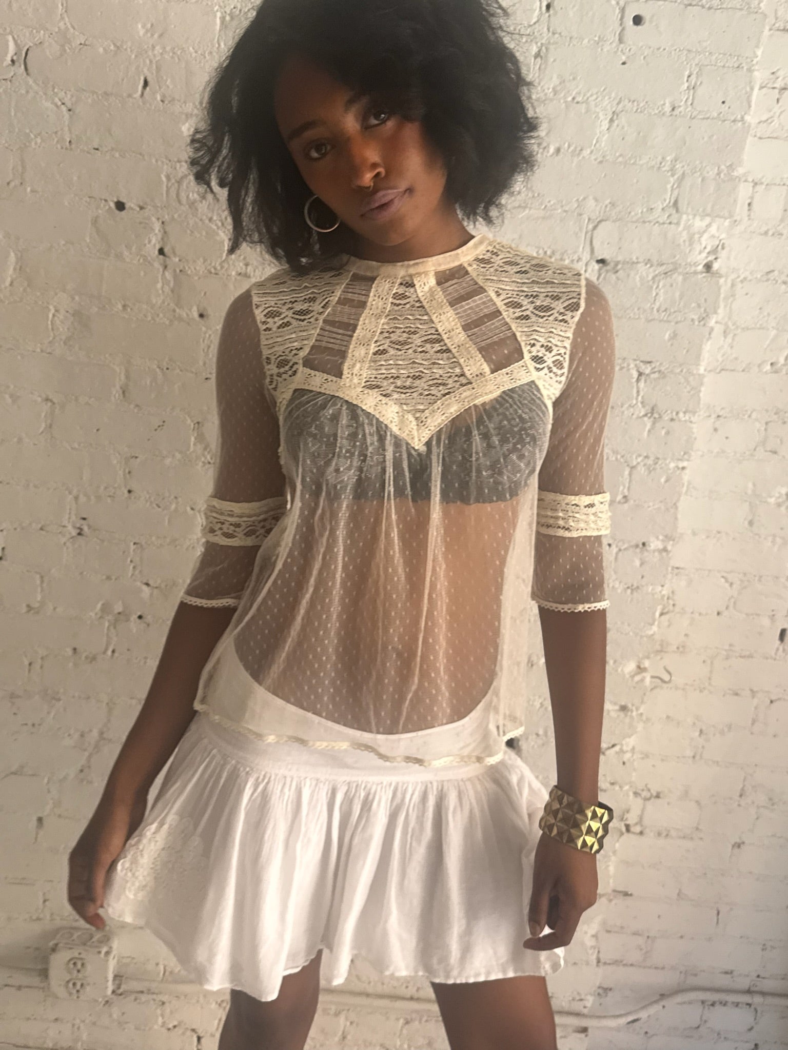 Vintage Embroidered Top