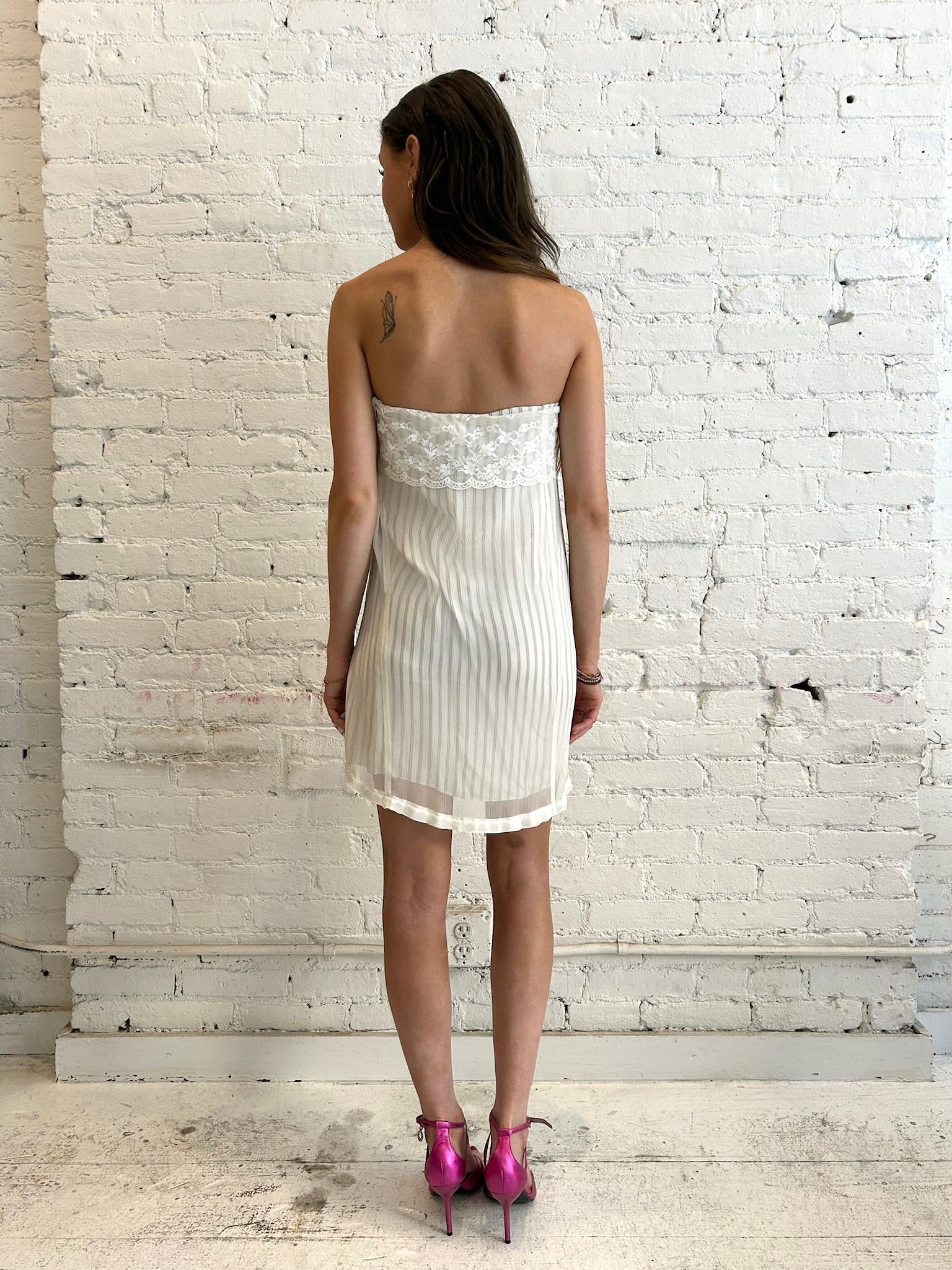 Vintage Romantic Tube Dress