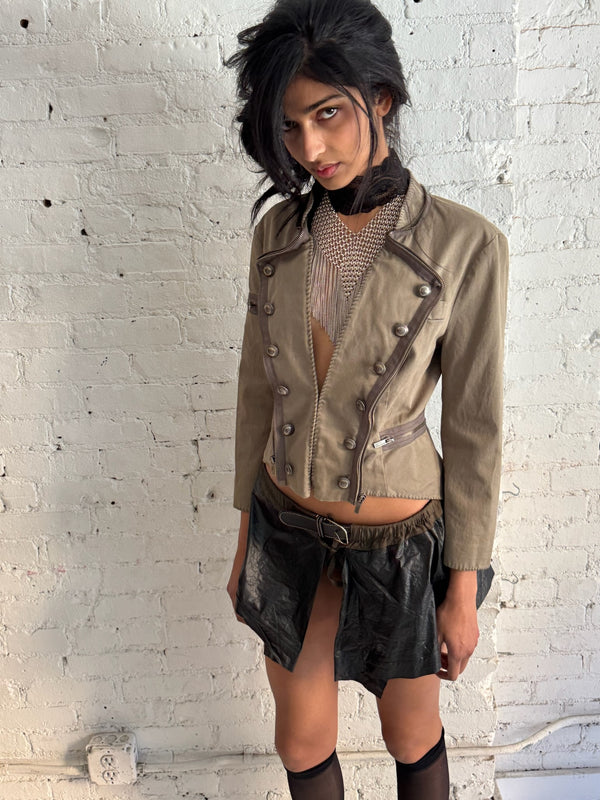 Vintage BCBG Militant Jacket