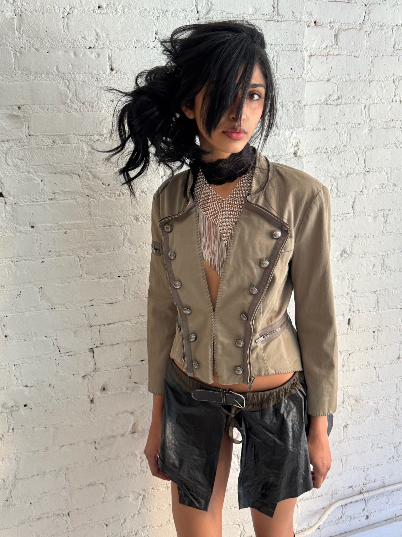 Vintage BCBG Militant Jacket