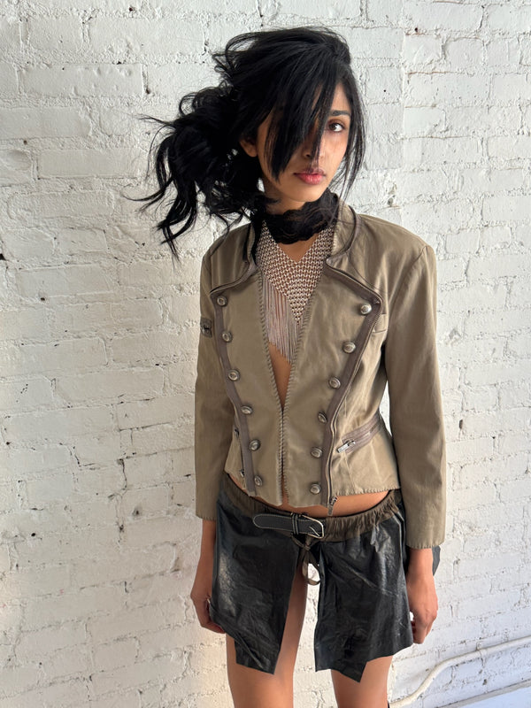 Vintage BCBG Militant Jacket