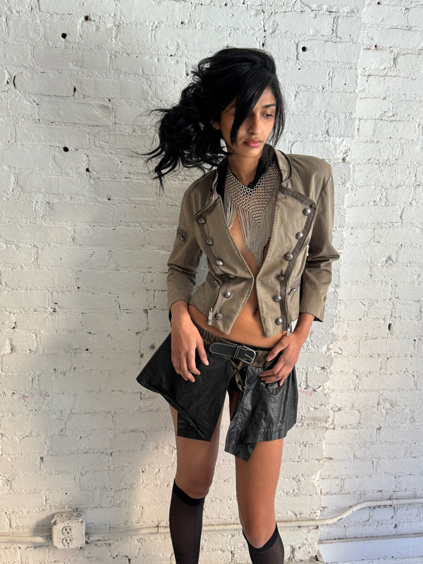 Vintage BCBG Militant Jacket