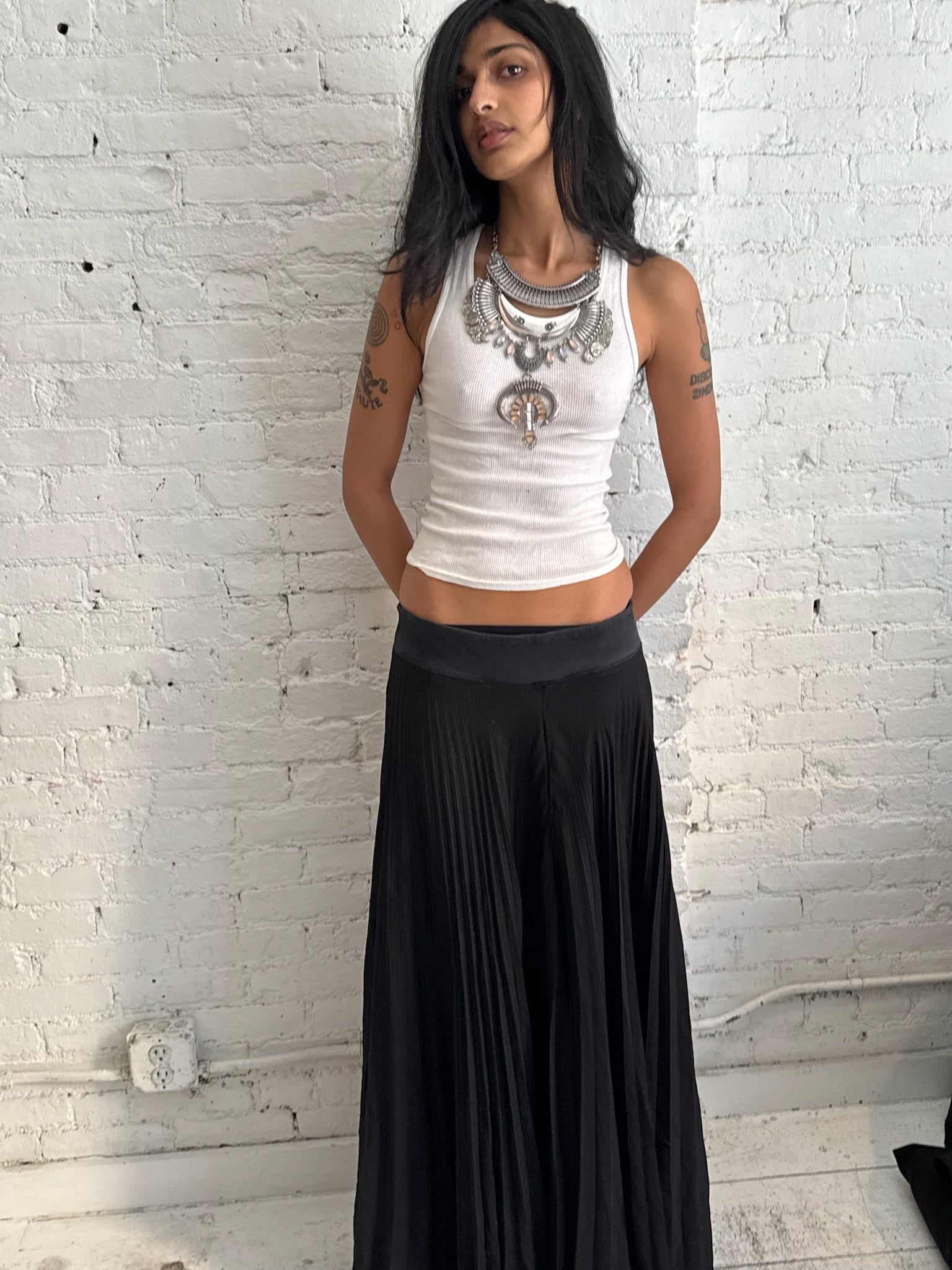 Vintage Pleated Skirt