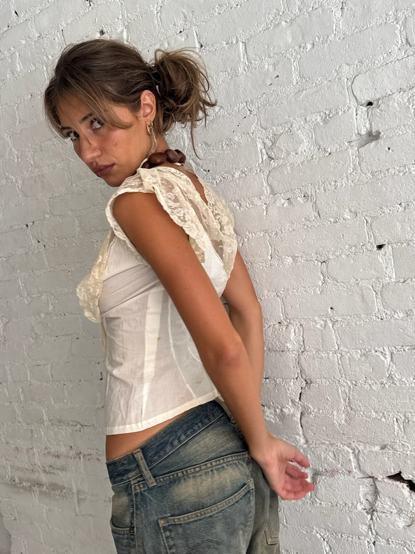 Vintage Antique Bodice Top