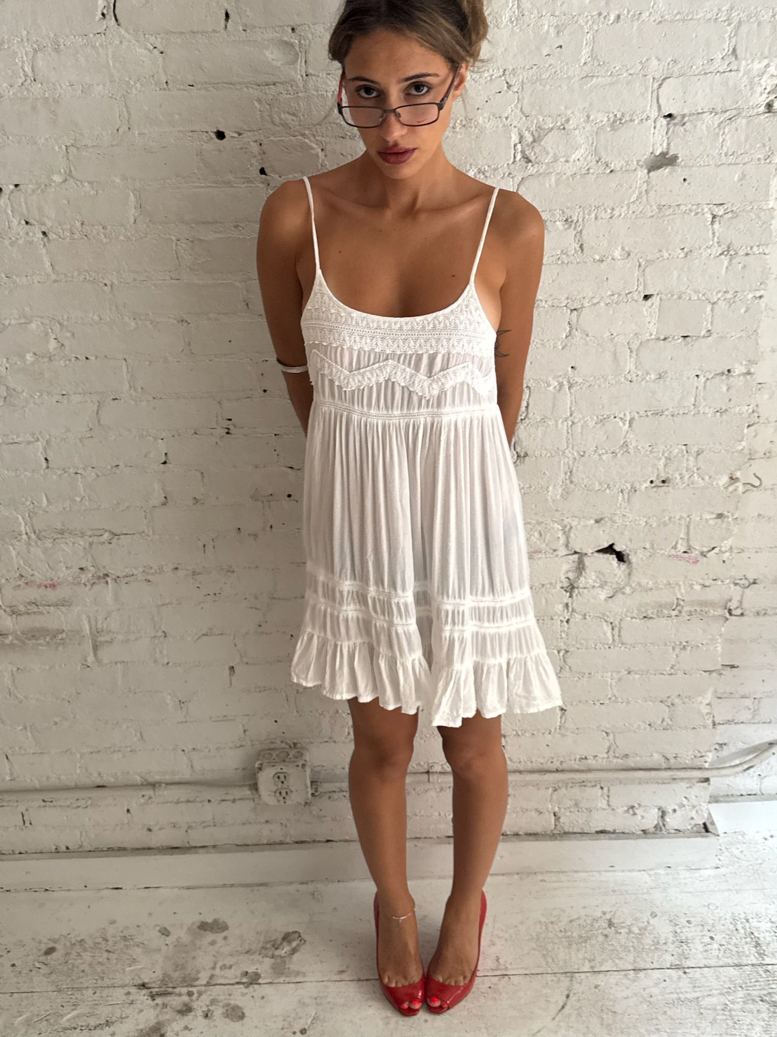 Vintage Cotton Crochet Dress