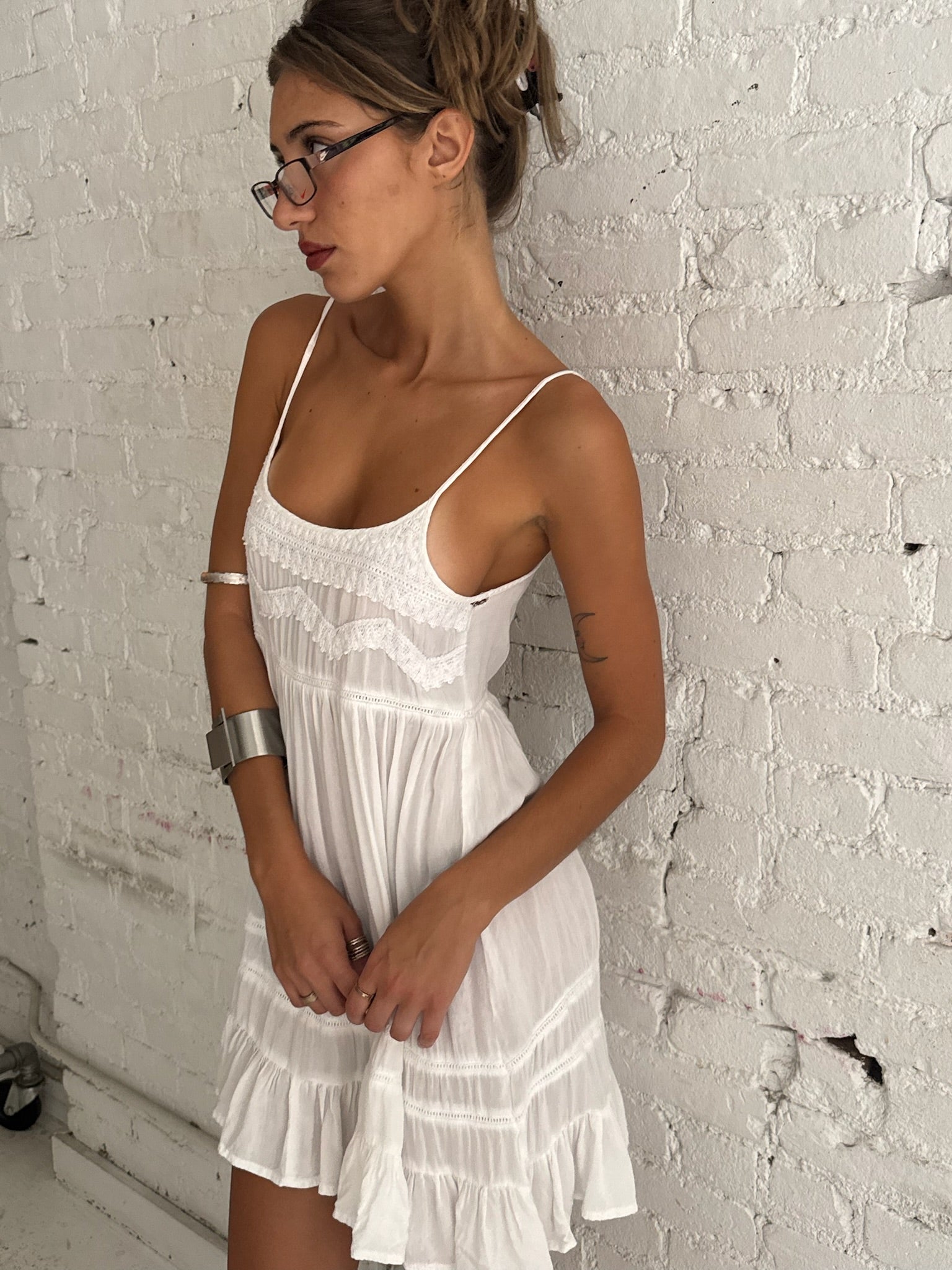 Vintage Cotton Crochet Dress
