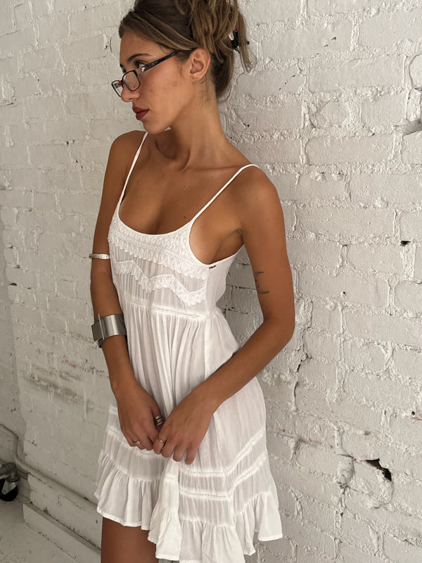 Vintage Cotton Crochet Dress