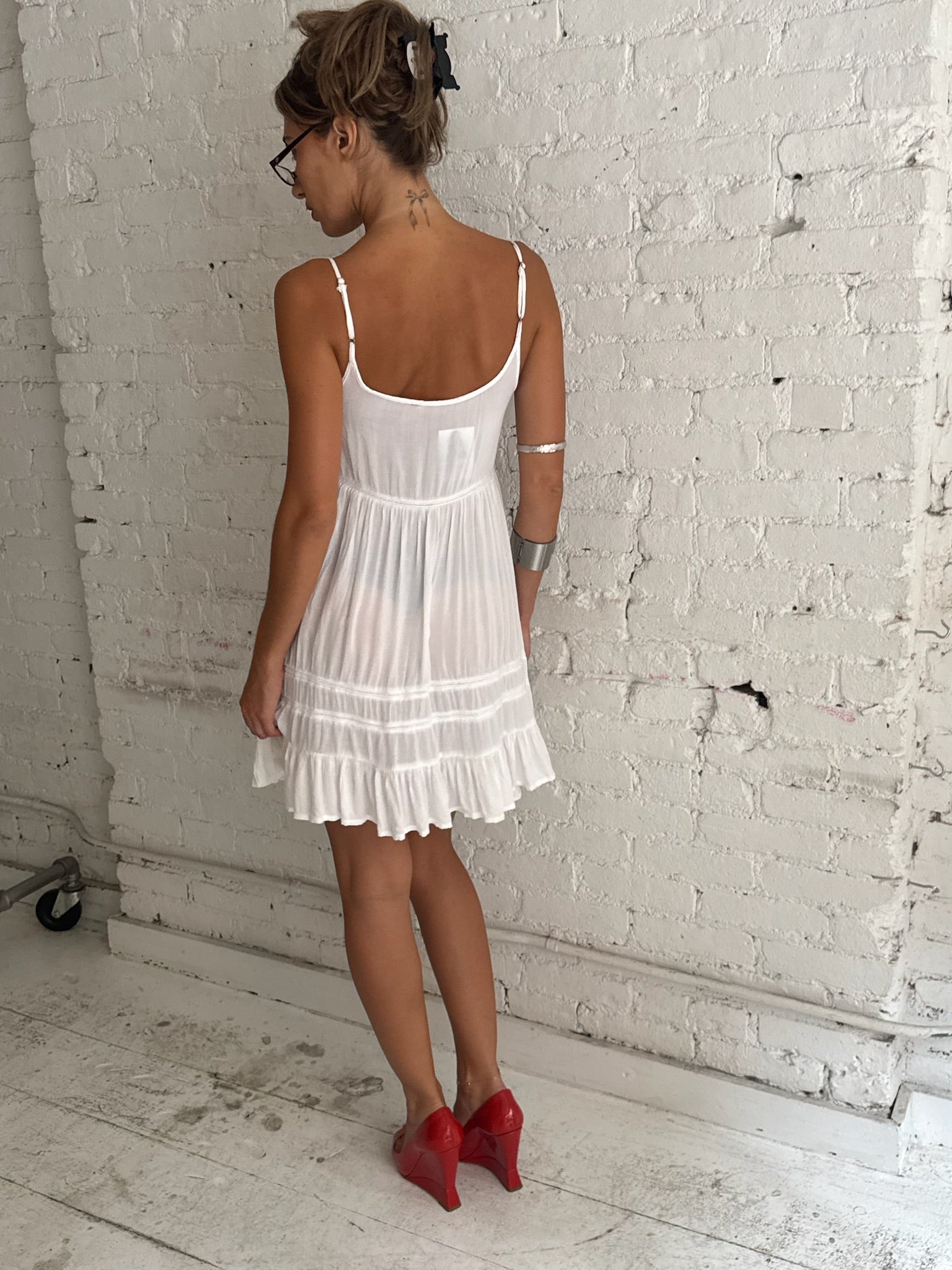 Vintage Cotton Crochet Dress