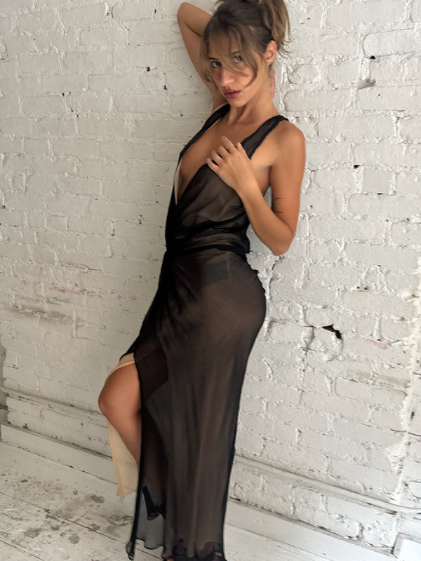 Knot Dress - Black