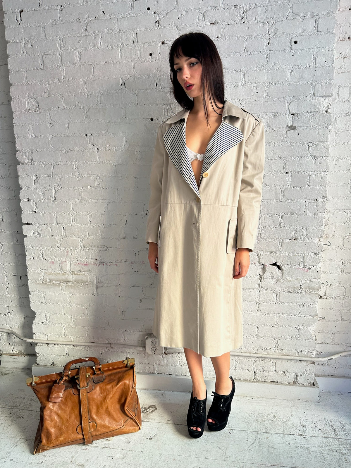 Vintage Philosophy di Alberta Ferretti Trench