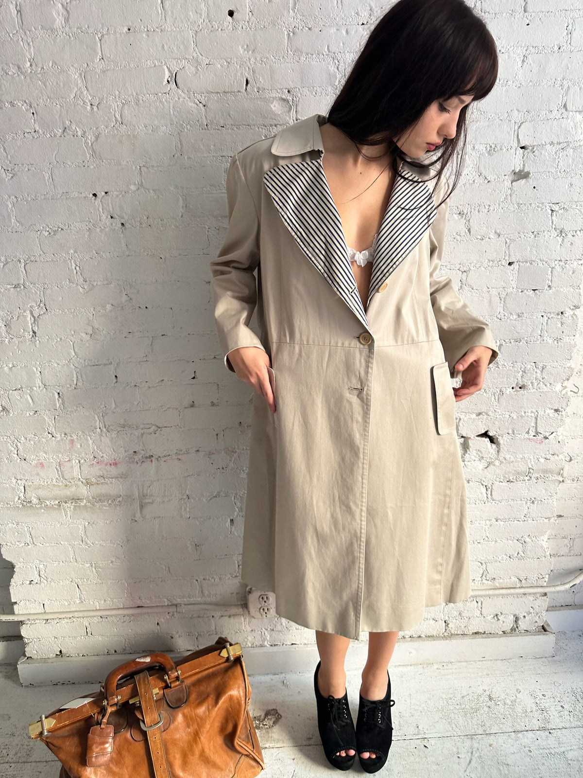 Vintage Philosophy di Alberta Ferretti Trench
