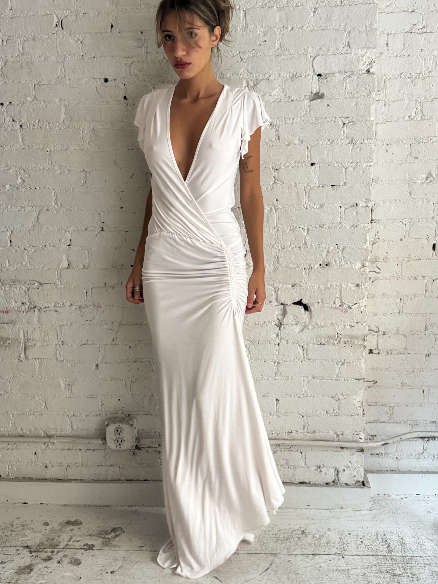 Greta Gown - White