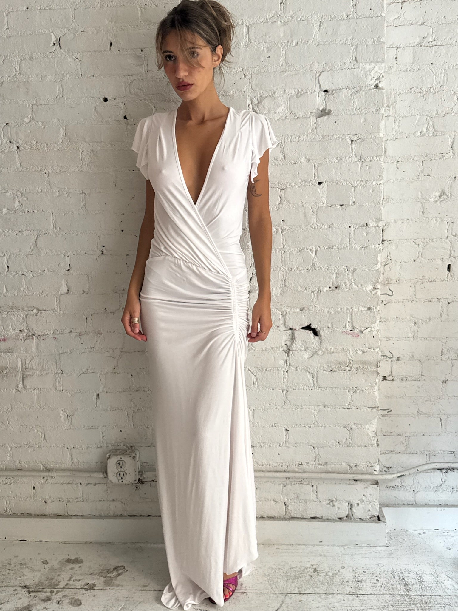 Greta Gown - White