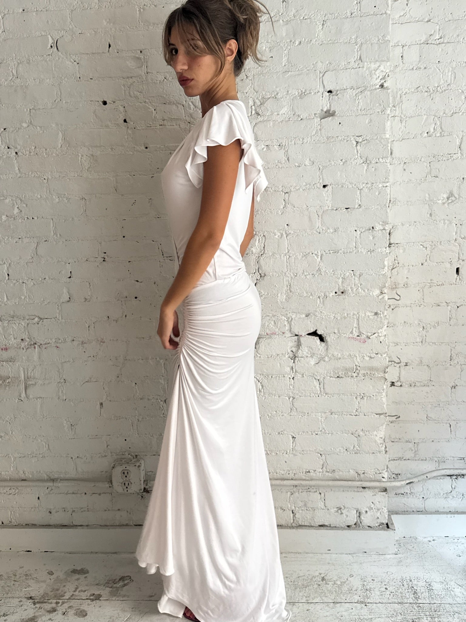Greta Gown - White