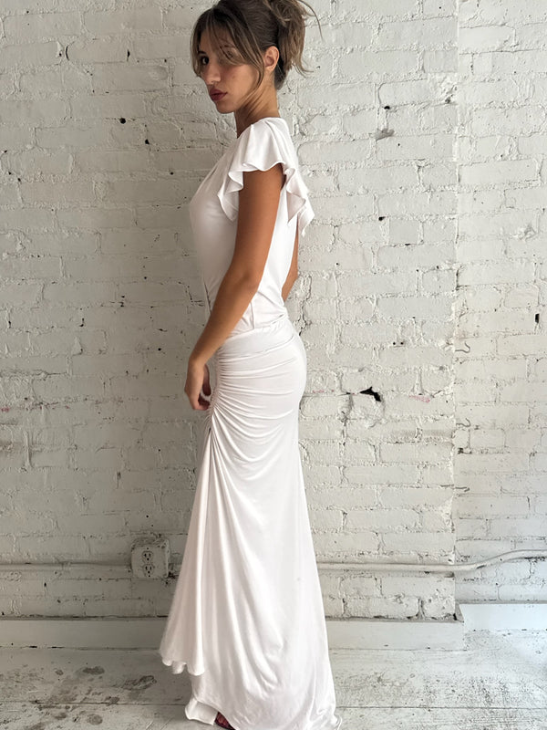 Greta Gown - White