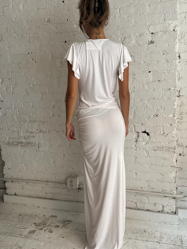 Greta Gown - White