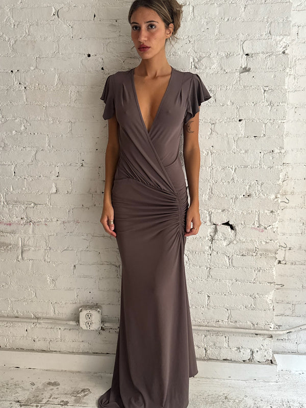 Greta Gown - Taupe