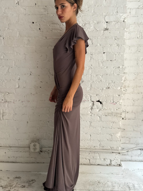 Greta Gown - Taupe