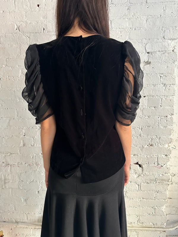 Vintage Velvet Top