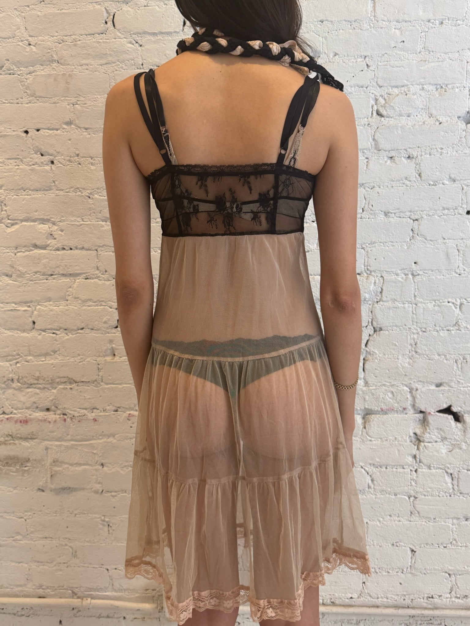 Vintage Sheer Babydoll Dress