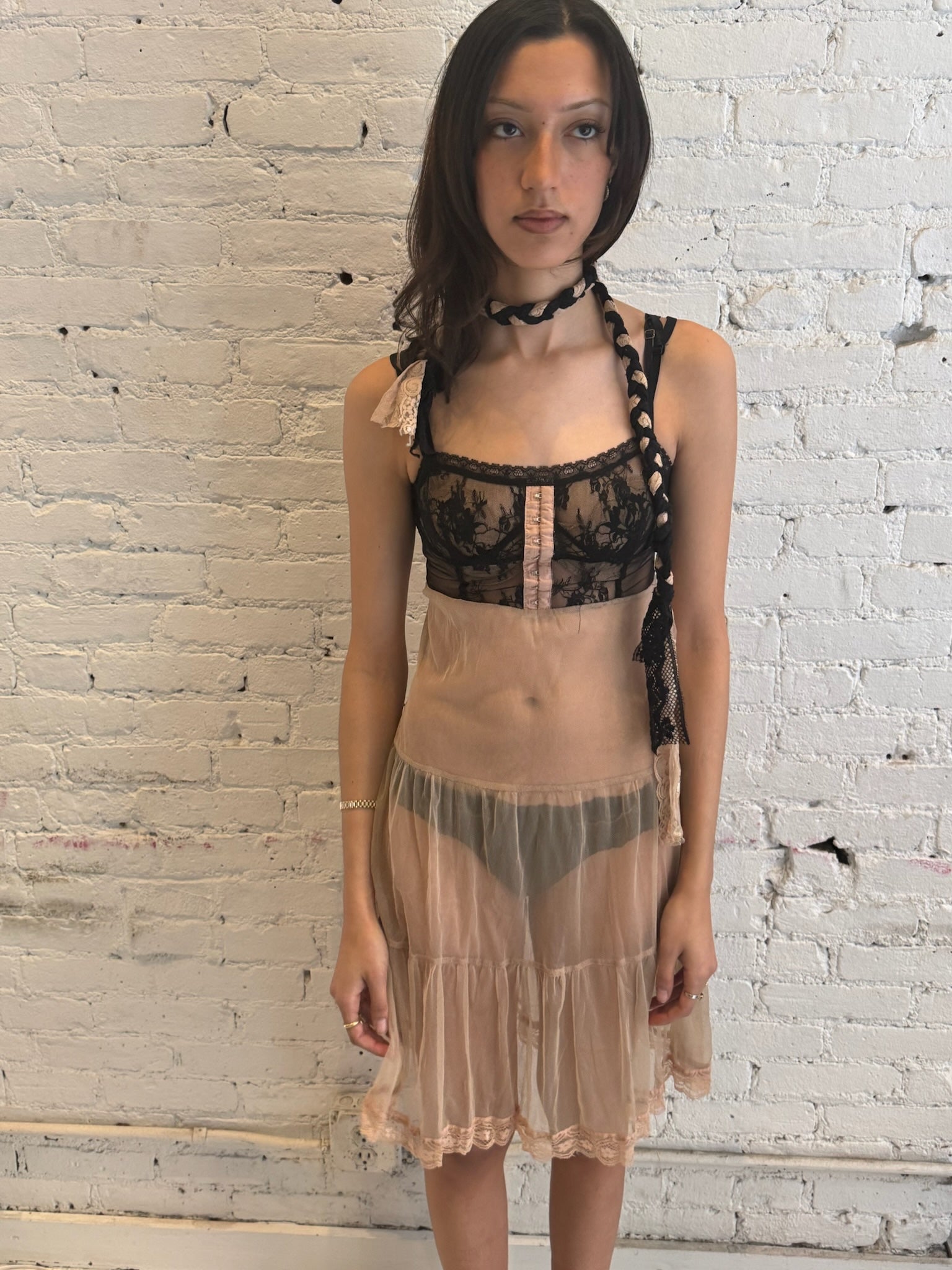 Vintage Sheer Babydoll Dress