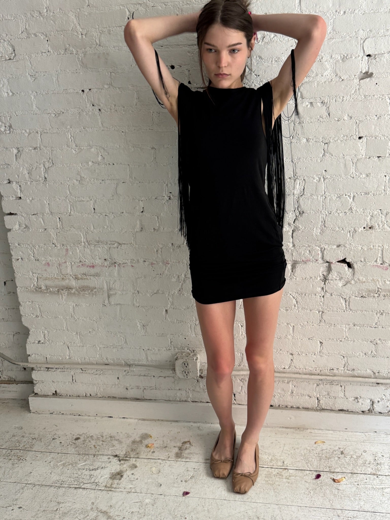 Vintage Fringe Mini Dress