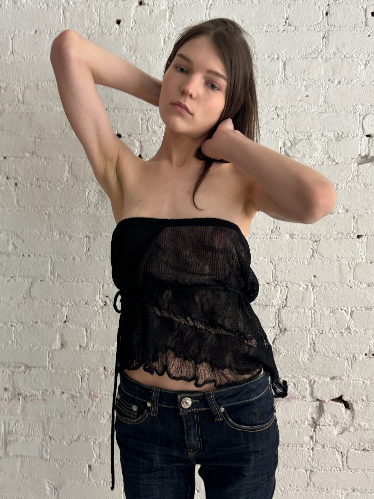 Vintage Knitted Tube Top