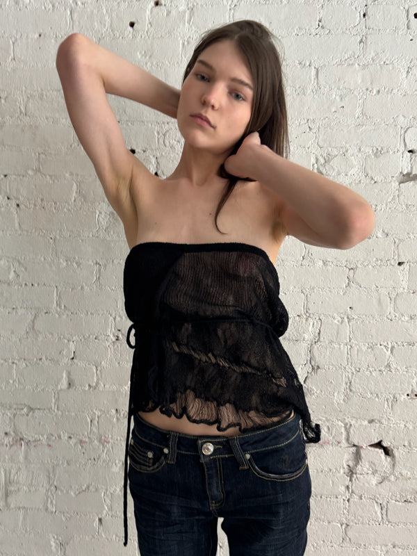 Vintage Knitted Tube Top