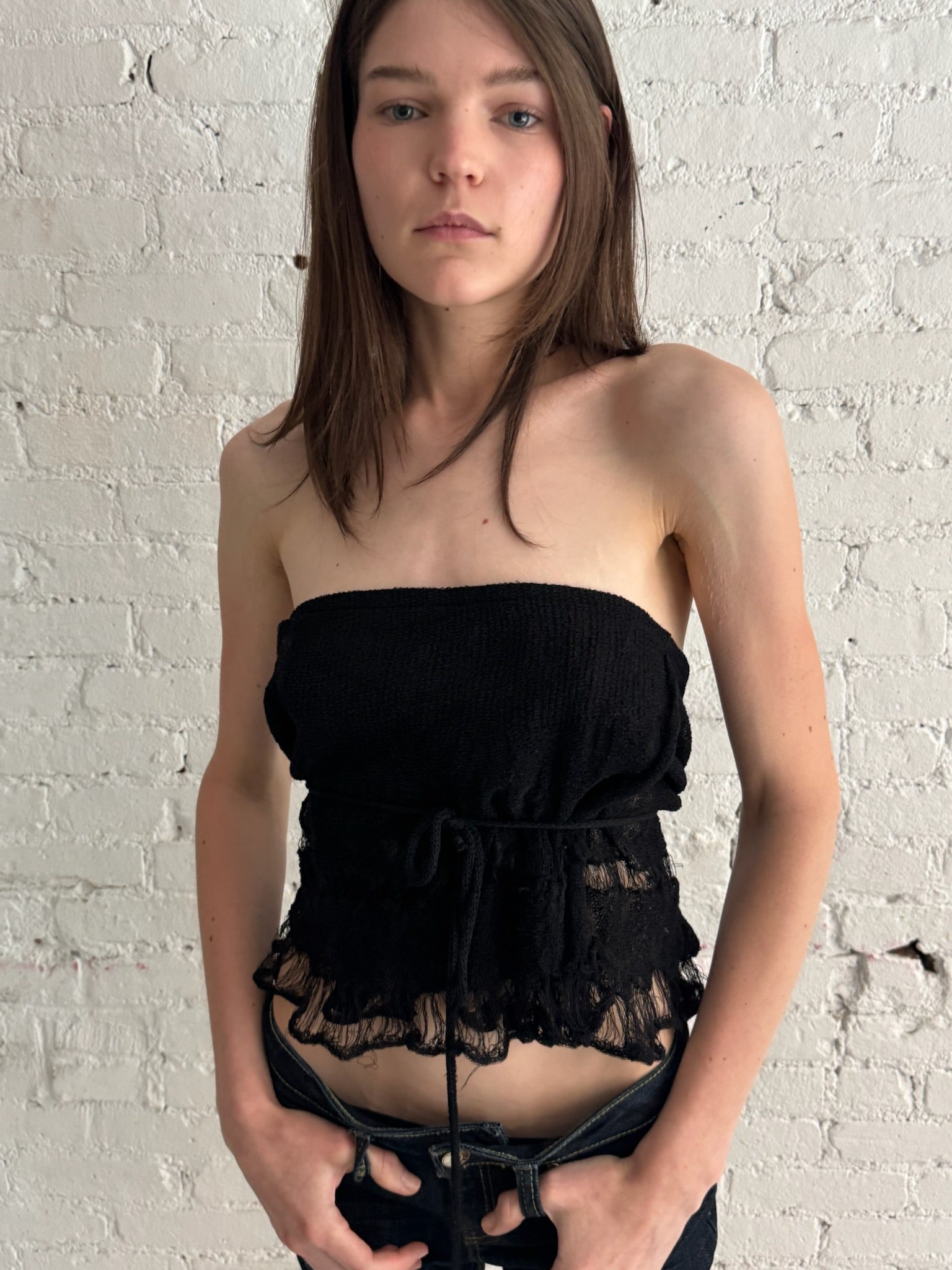 Vintage Knitted Tube Top