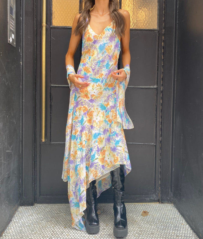Orange Daisy Dress