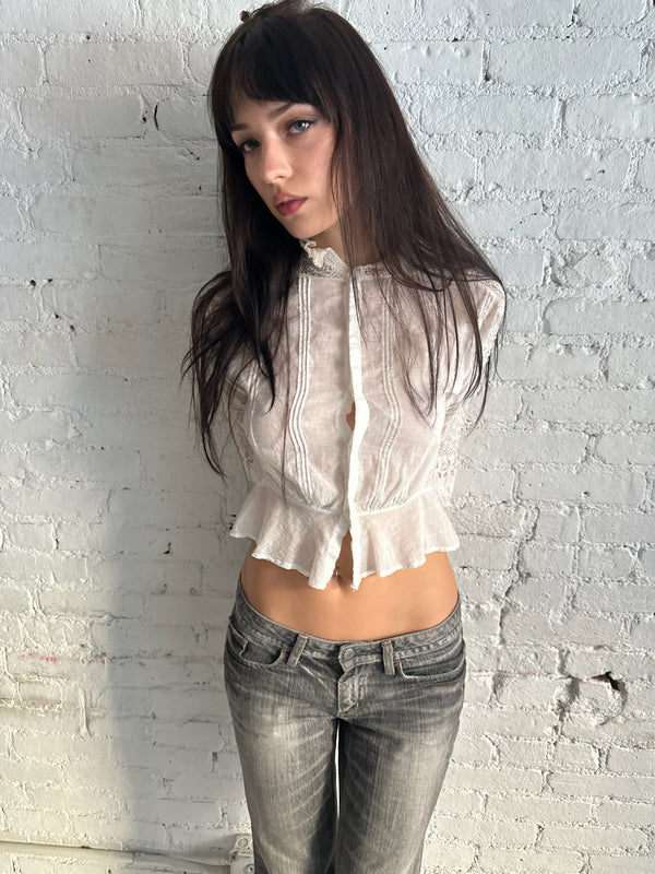 Vintage Antique Cotton Top