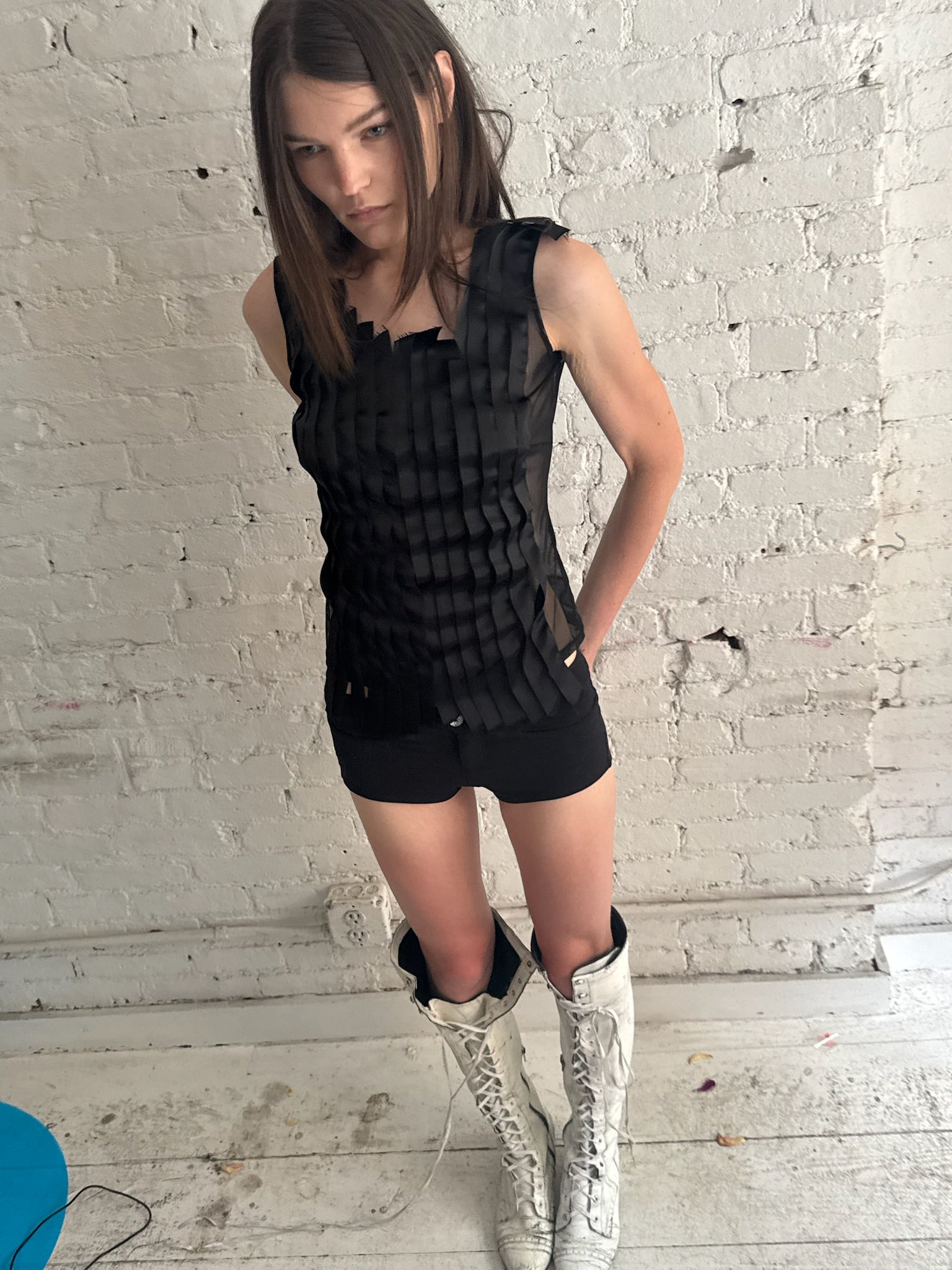 Vintage Raw Edge Seam Top