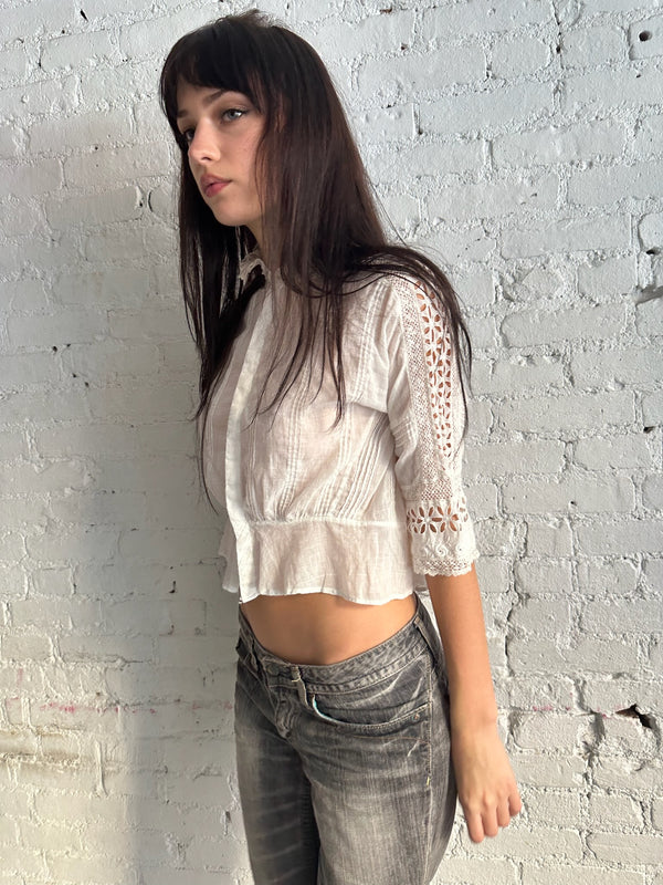 Vintage Antique Cotton Top