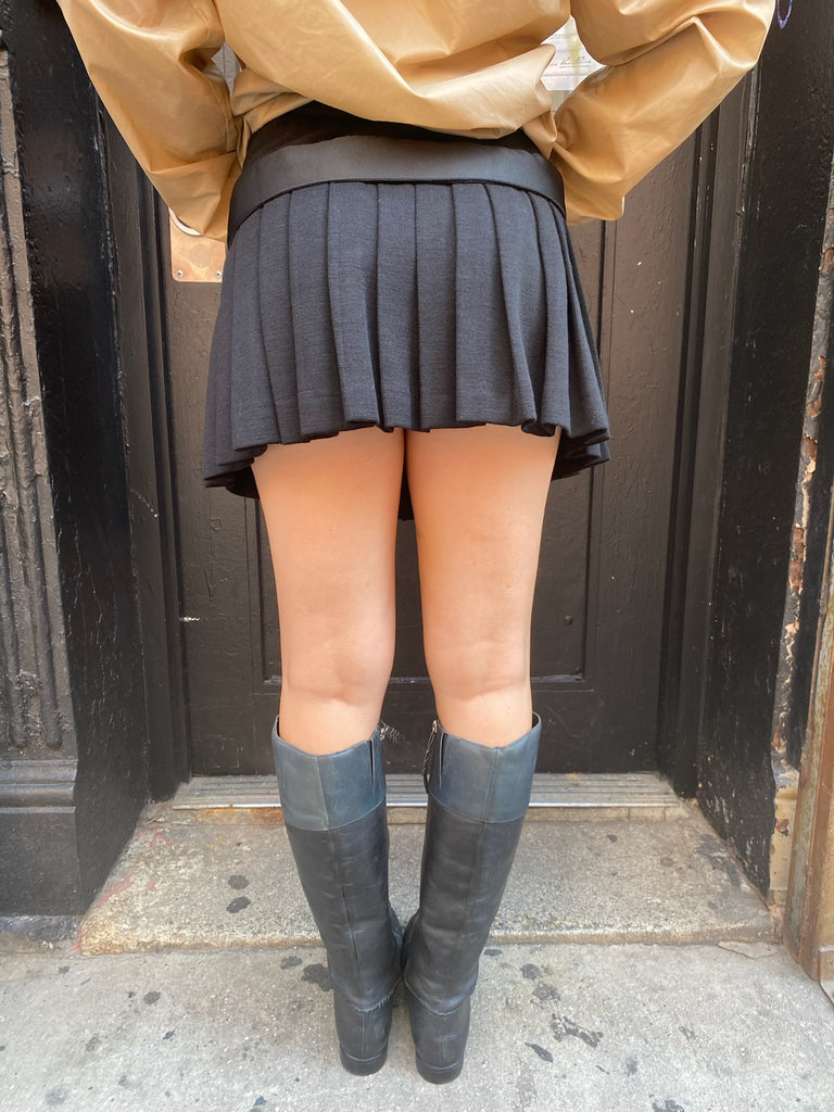 Pleated Bow Skirt