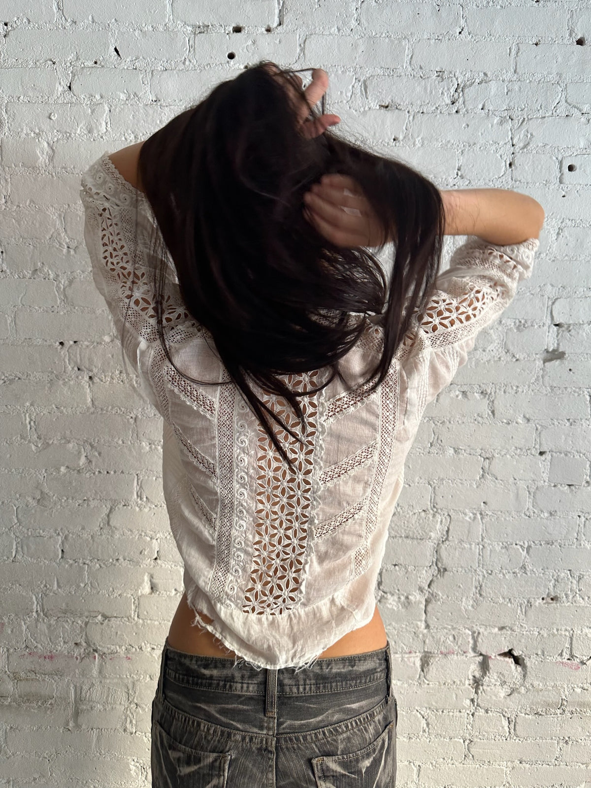 Vintage Antique Cotton Top